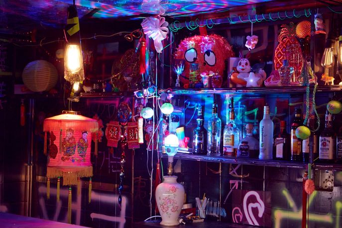 Bleach pop-up Bar, Dalston, London