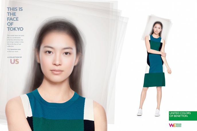 The Face of the City campaign by United Colors of Benetton, Milan