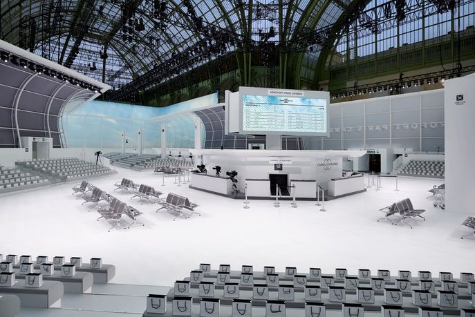 Chanel Airlines Spring summer 2016 show invitation, Paris