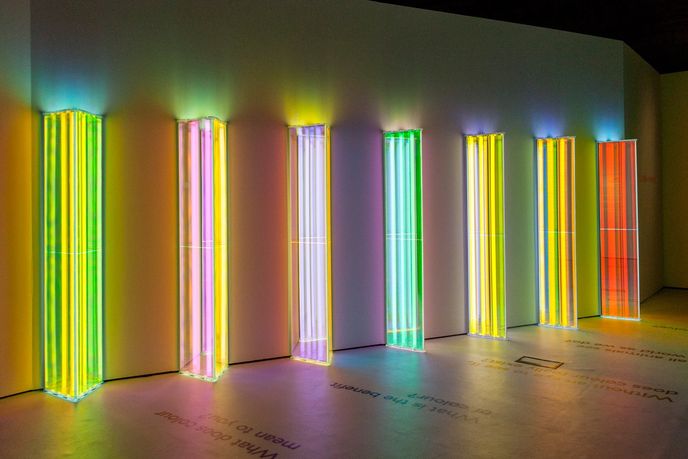 Our Spectral Vision by Liz West at The Natural History Museum, London
