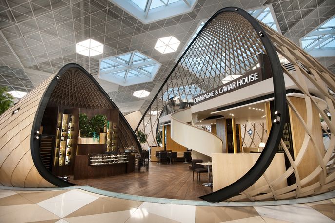 Heydar Aliyev Airport by Autoban studio 
