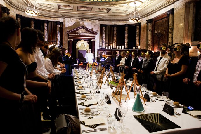 MaSonic Supper with Silent Studios, Secret Sensory Suppers by FranklinTill, photography by Mischa Haller
