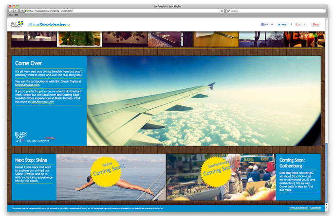 Live Stockholm website