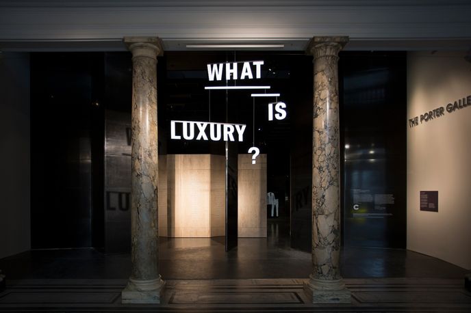 What is Luxury? exhibition in collaboration with the Crafts Council at the V&A Museum, London