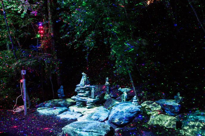 Forest Lumina by Moment Factory, Quebec