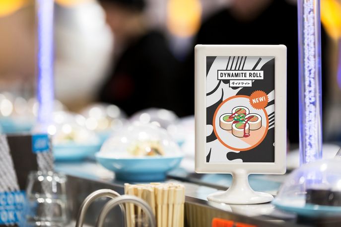 Yo! Sushi visual identity by & Smith, UK