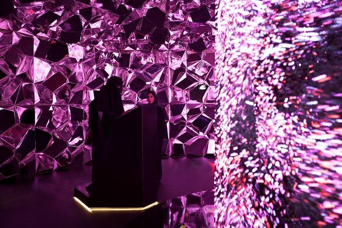 Algorithmic Management by Tellart and Marshmallow Laser Feast at Museum of the Future, Dubai
