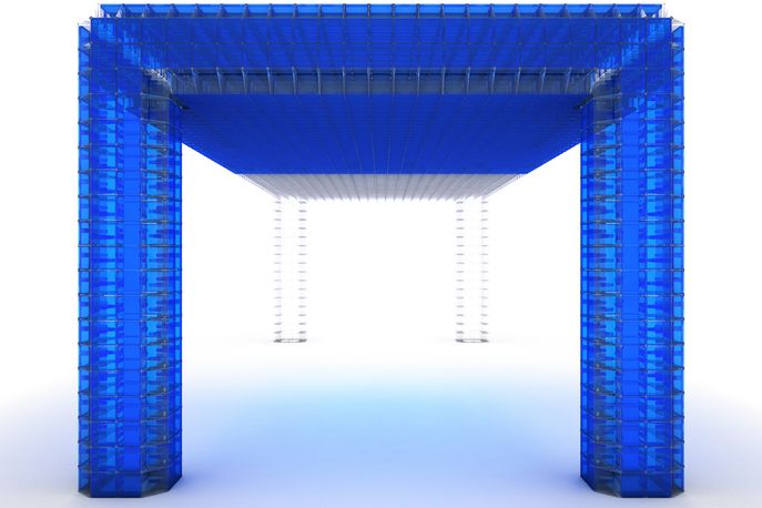 Grid Space table by Andy Martin