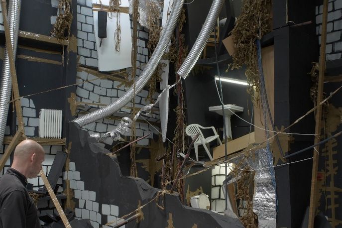 In-Between by Thomas Hirschhorn at the South London Gallery. Photography by Andy Keate