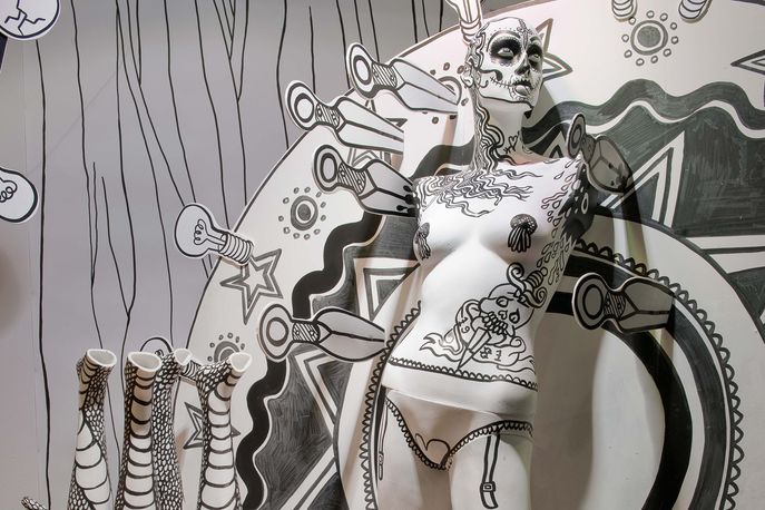 Selfridges Bright Young Things - Kirsty Ward window