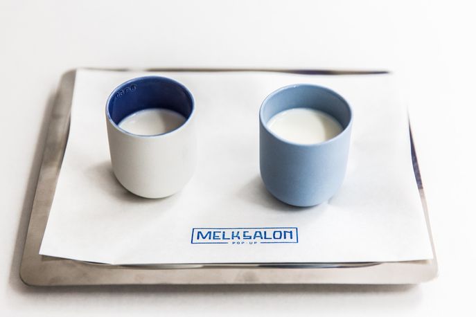 MelkSalon designed by Sietske Klooster, Amsterdam. Photography by Nichon Glerum