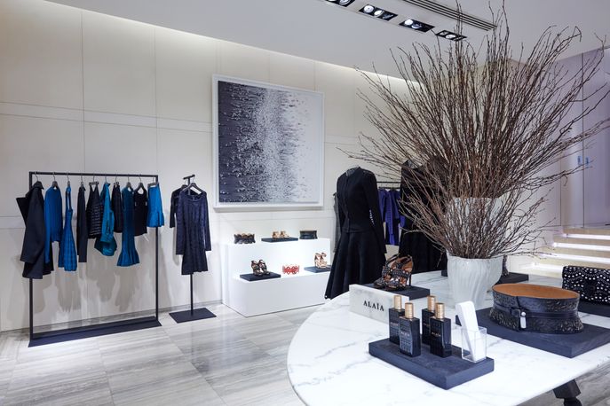 Alaïa at Lane Crawford Store designed in collaboration with Yabu Pushelberg, Hong Kong