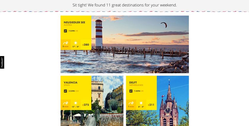 Easy Escape: Weekend break is just a click away