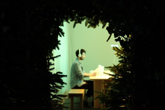 The Twelve Days of Christmas installation at The Future Laboratory, London