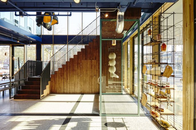 The Roast Room designed by Studio Modijefsky and Studio Molen, Amsterdam. Photography by Maarten Willemstein
