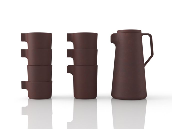 Unglazed tea set