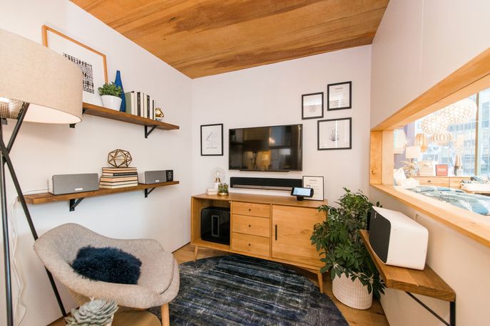 Sonos Listening Room in West Elm, US