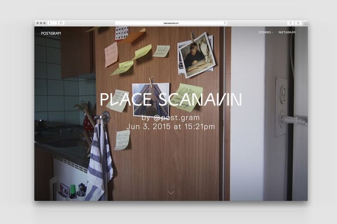 Postgram by Sebastien Vargas at ECAL, Switzerland