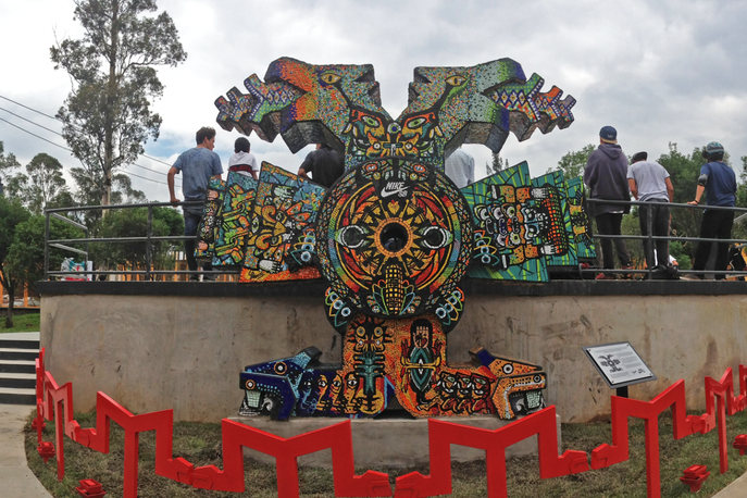 Temple Mayor skate park by California Skateparks for Nike SB, Mexico