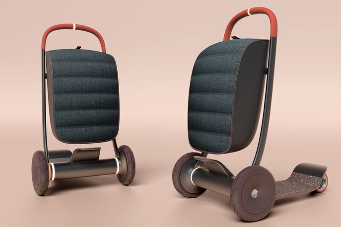 Scooter for Life by Priestman Goode as part of New Old at The Design Musem, London