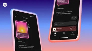Spotify becomes more social with in-app messaging update