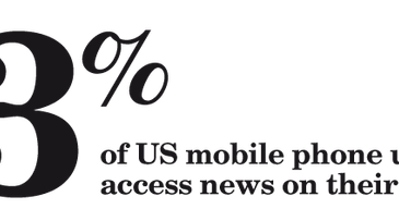 A third of US mobile users access news on handsets