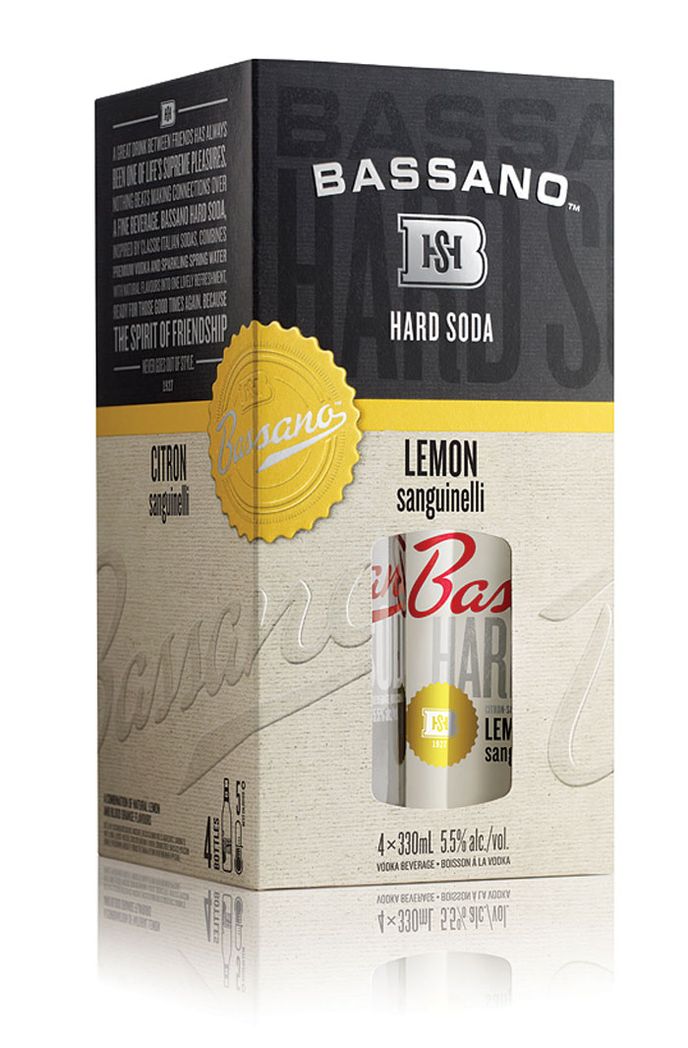Bassano Hard Soda by Dossier Creative