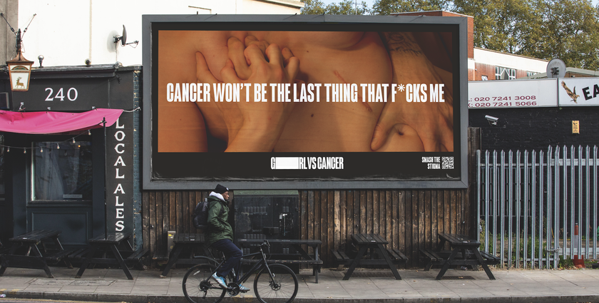 Bold billboards challenge breast cancer sex taboos