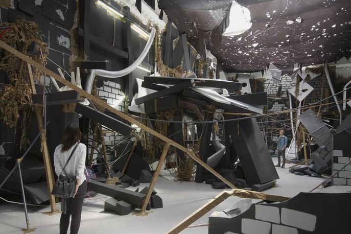 In-Between by Thomas Hirschhorn at the South London Gallery. Photography by Andy Keate