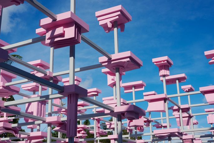 Unbuilt Pavilion by Harvard Graduate School of Design, Miami