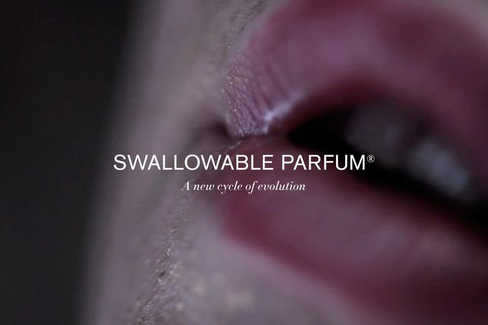 Swallowable perfume