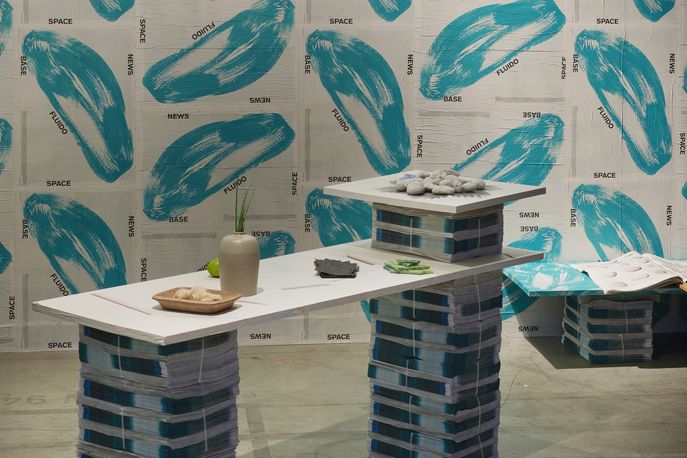 News Base Fluido Space created by Artsy and Sibylle Stœcklli in collaboration with Charlotte Herzig at Design Miami/Basel