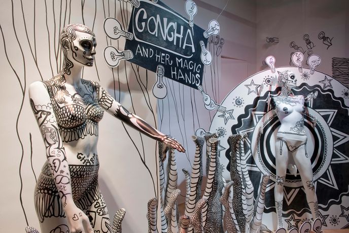Selfridges Bright Young Things - Kirsty Ward window