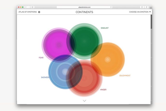 The Atlas of Emotions by Stamen Design, Global