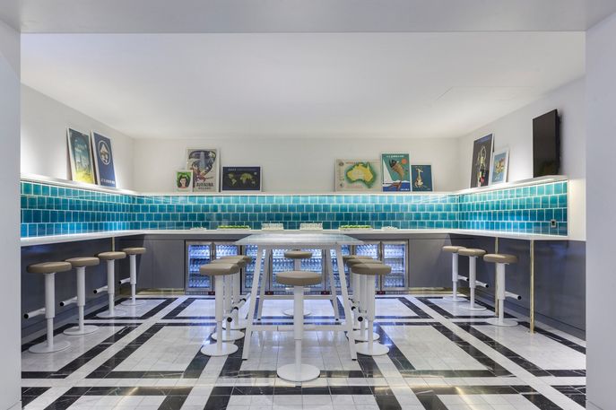 Selfridges International Services by Waldo Works, London
