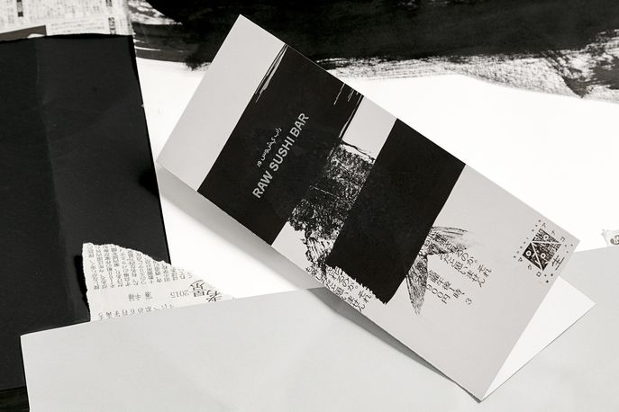 Branding for Raw sushi bar by Futura, Kuwait
