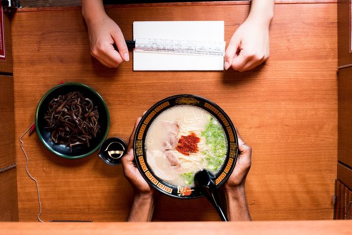 Ichiran, New York. Photography by Rebecca Fondren