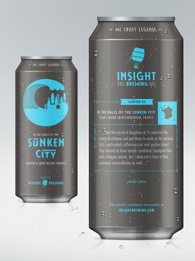 Insight Brewing branding by Riley Hayes, Minneapolis