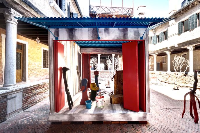 Becoming Marni exhibition with Véio at Venice Biennale.