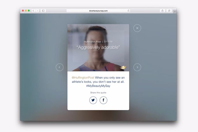 Dove #mybeautymysay campaign, UK