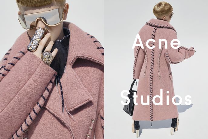 Acne Studios FW15 campaign directed by Viviane Sassen featuring 11 year old Frasse Johansson, Sweden