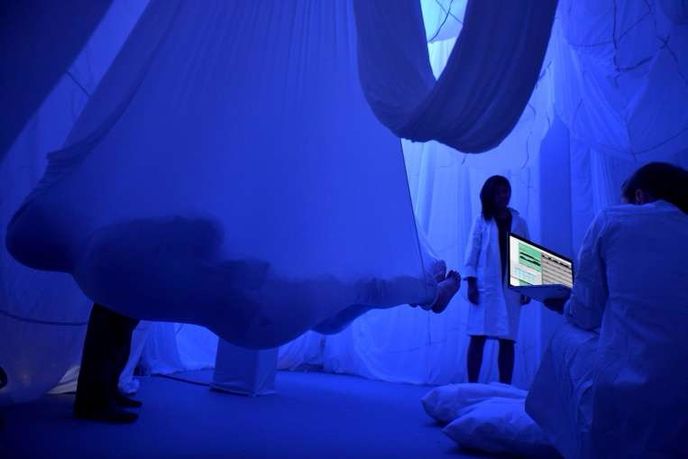 Chronarium Sleep Lab at The Cathay for the FutureEverything festival by Loop.ph, Singapore
