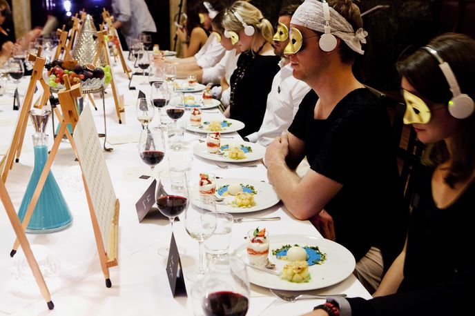MaSonic Supper with Silent Studios, Secret Sensory Suppers by FranklinTill, photography by Mischa Haller