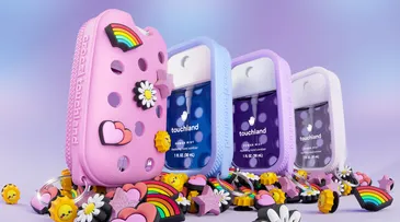  Touchland and Crocs unveil personalised hand sanitiser with charms