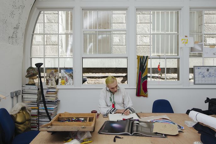 Charles Jeffrey, Somerset House Studios, Image by Dan Wilton