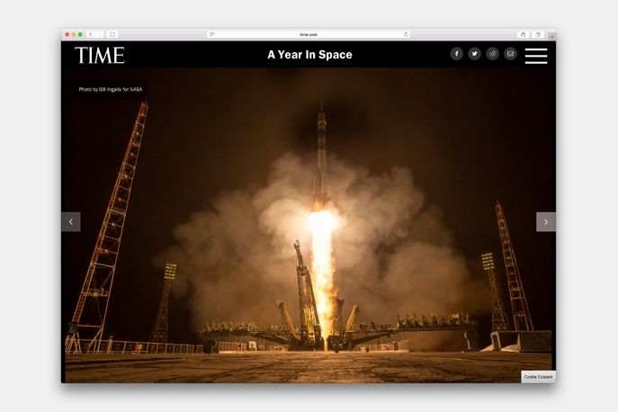 A Year in Space by Lexus and Time, US