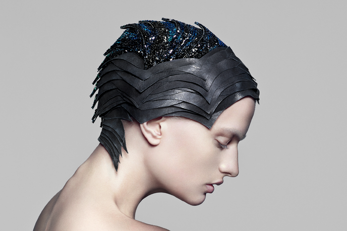 Mind-reading headset made from Swarovski Spinel stones by The Unseen