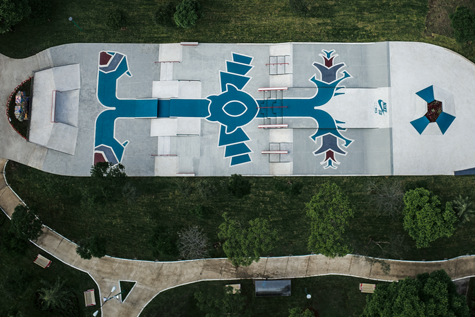 Temple Mayor skate park by California Skateparks for Nike SB, Mexico