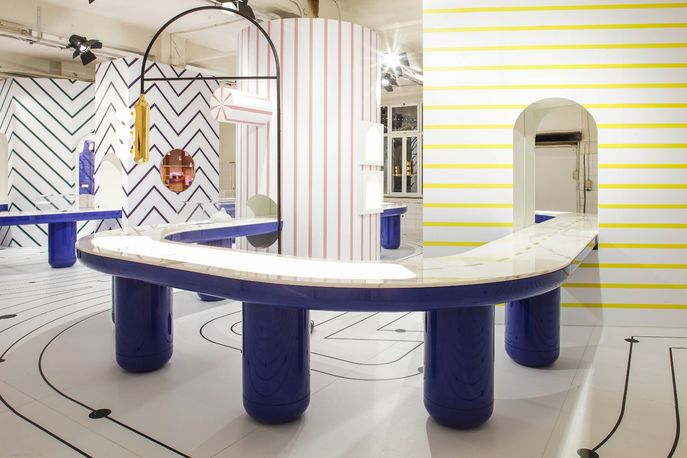Urban Perspectives by Jaime Hayon for MINI at Salone Internazionale del Mobile, Milan