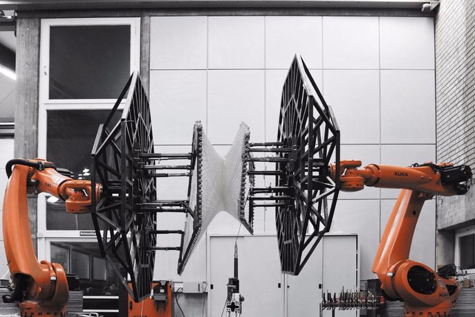 Filament winding robots, The University of Stuttgart, Germany